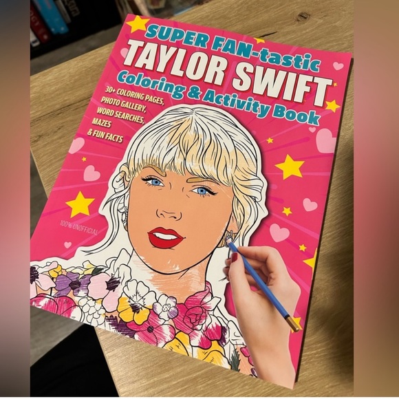 Bundle! Taylor Swift Shirt, Coloring Book and Book - Picture 3 of 4